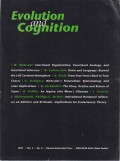 Evolution and Cognition - Typologiefragen